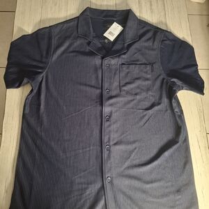 💋MARC ASHER Stylish Navy Striped Men's Shirt.💋